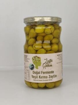 Zeytin Hanım Yeşil Kırma Zeytin - Gemlik