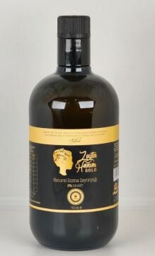 Zeytin Hanım Gold / Olgun Hasat / 750 ml Soğuk Sıkım Natürel Sızma Zeytinyağı  (<=0.8 Asit)