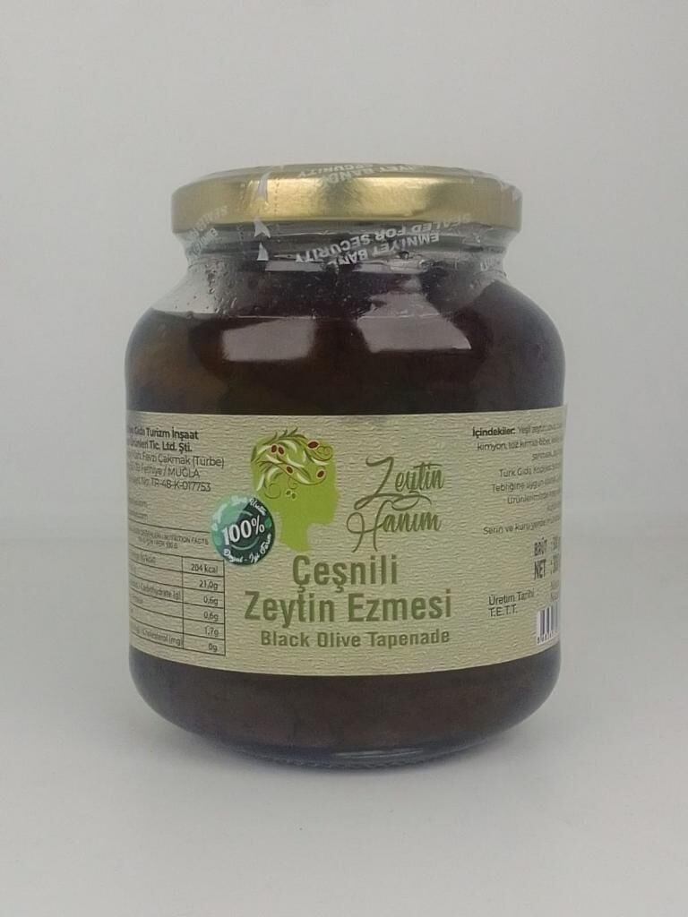 Zeytin Hanım Çeşnili Zeytin Ezmesi - Doğal Fermente Brüt 500 gr