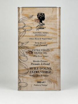 Zeytin Hanım Gold / Erken Hasat / 5 lt Soğuk Sıkım Natürel Sızma Zeytinyağı  (<=0.8 Asit)