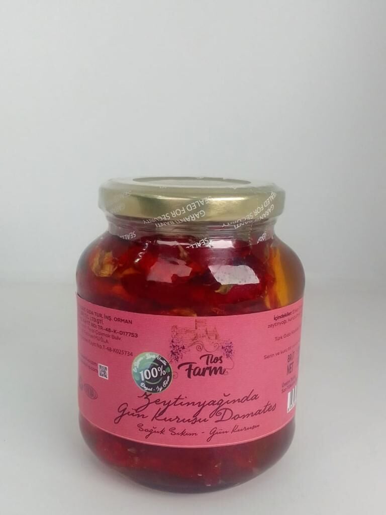 Tlos Farm Zeytinyağında Gün Kurusu Domates