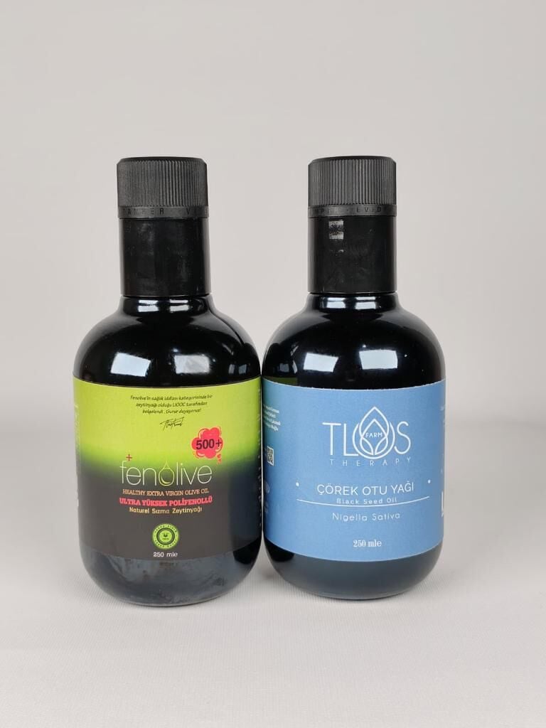 Fenolive Polifenollü Zeytinyağı / Çörekotu Yağı Paketi