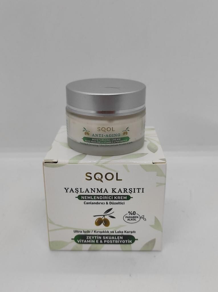 Sqol Yaşlanma Karşıtı Nemlendirici Krem 30 ml