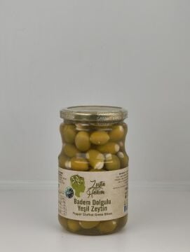 Zeytin Hanım Badem Dolgulu Yeşil Zeytin