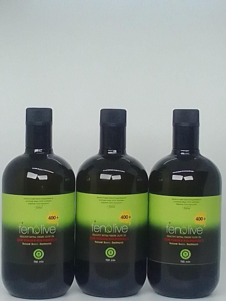 3'lü Fenolive (400+) / 750 ml Çok Yüksek Polifenollü Zeytinyağı