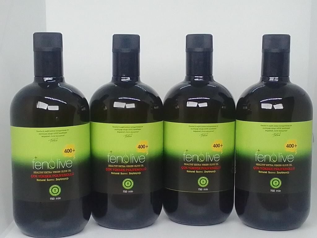 4'lü Fenolive (400+) / 750 ml Çok Yüksek Polifenollü Zeytinyağı