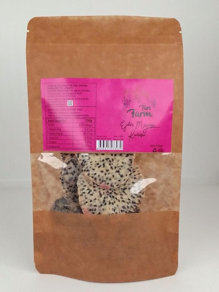 Tlos Farm Ejder Meyvesi Kurusu 50 gr