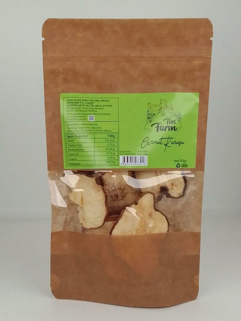 Tlos Farm Armut Kurusu 50 gr