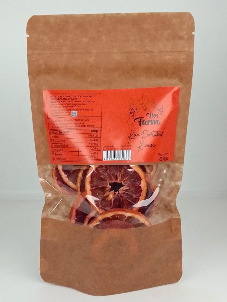 Tlos Farm Kan Portakal Kurusu 50 gr