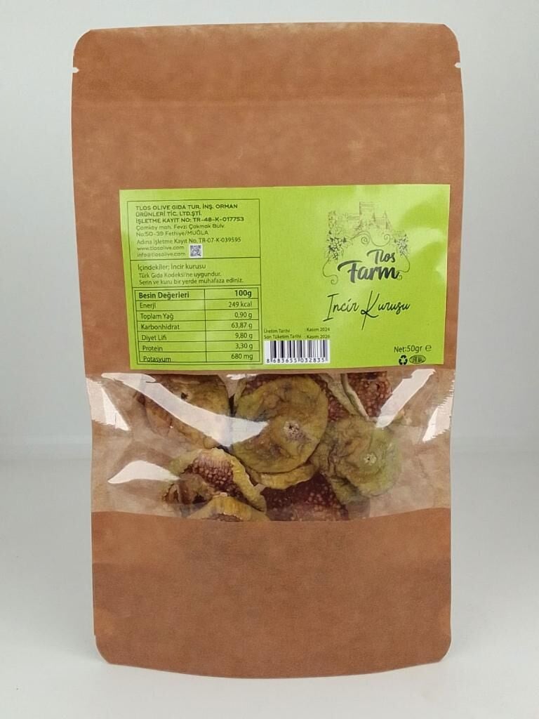 Tlos Farm İncir Kurusu 50 gr