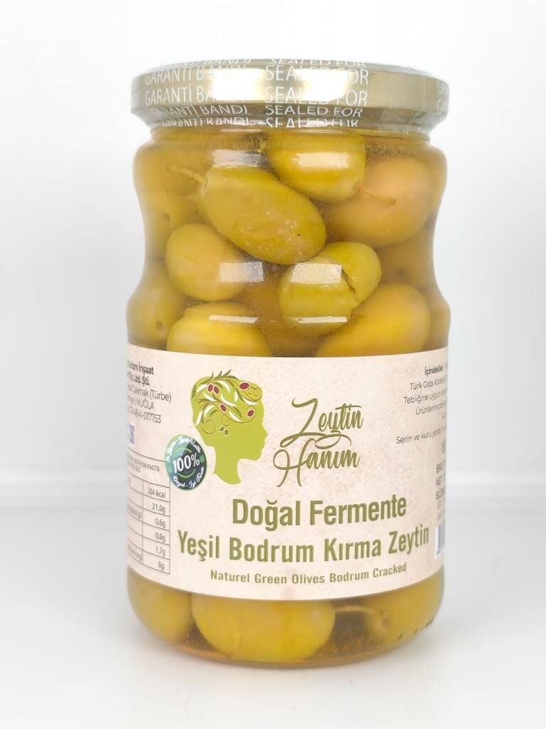 Zeytin Hanım Yeşil Bodrum Kırma Zeytin - Domat