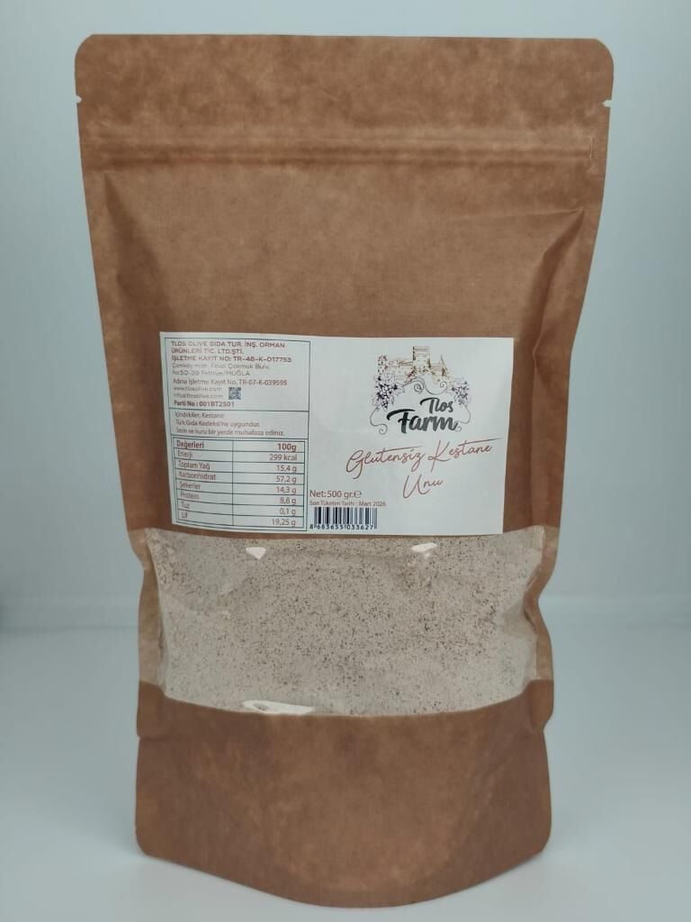 Tlos Farm Glutensiz Kestane Unu 500 gr