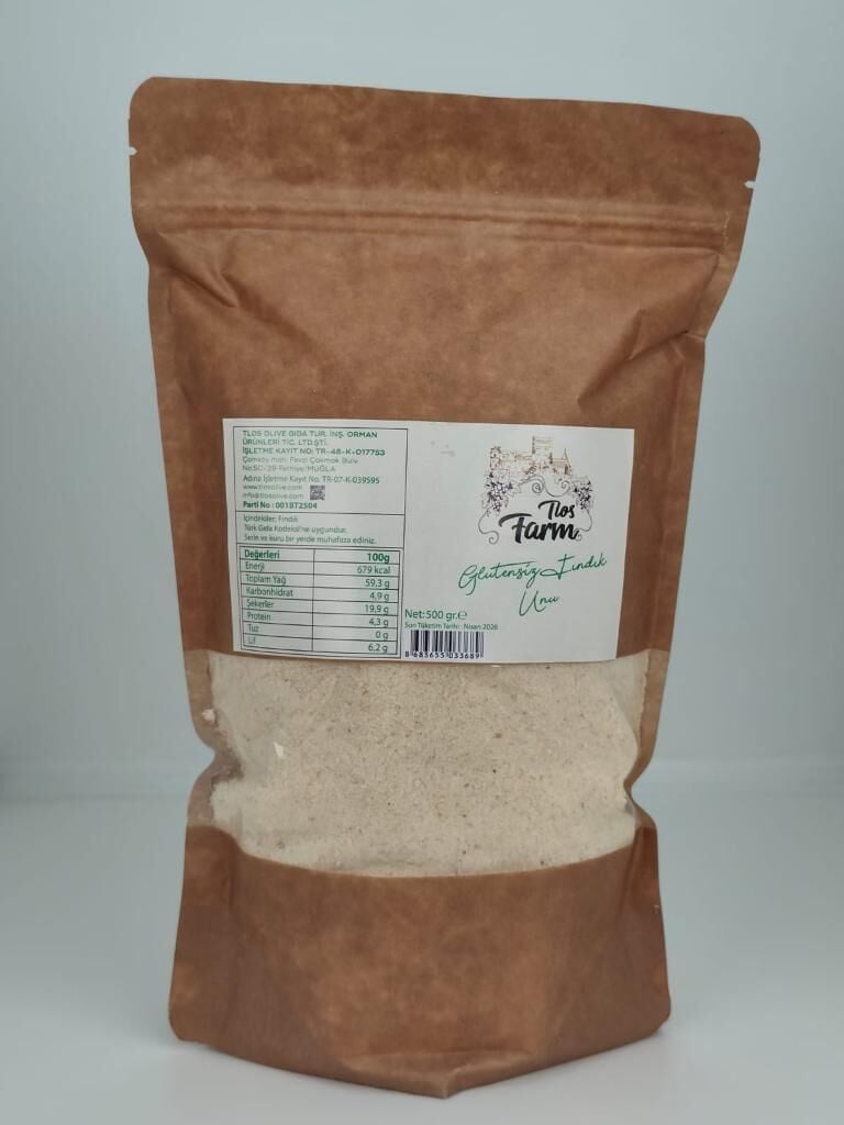 Tlos Farm Glutensiz Fındık Unu 500 gr