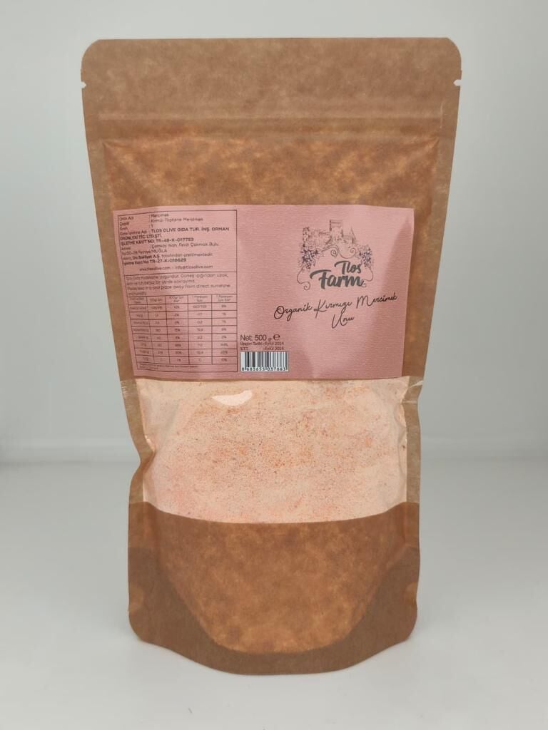 Tlos Farm Organik Kırmızı Mercimek Unu 500 gr
