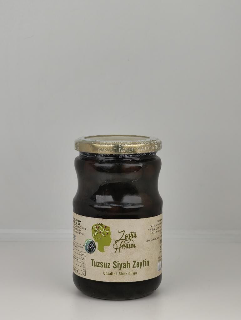 Zeytin Hanım Tuzsuz Siyah Zeytin