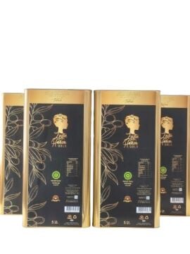 4'lü Zeytin Hanım Gold Erken Hasat 5 lt Soğuk Sıkım Natürel Sızma Zeytinyağı (<=0.8 Asit)
