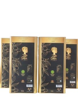 4'lü Zeytin Hanım Gold Erken Hasat 5 lt Soğuk Sıkım Natürel Sızma Zeytinyağı (<=0.8 Asit)