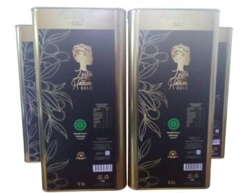 4'lü Zeytin Hanım Gold İlk Hasat 5 lt Soğuk Sıkım Natürel Sızma Zeytinyağı (<=0.8 Asit)