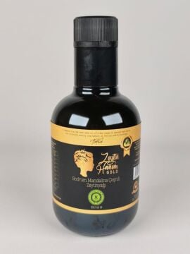 Zeytin Hanım Gold Bodrum Mandalina Çeşnili Soğuk Sıkım Zeytinyağı 250 ml