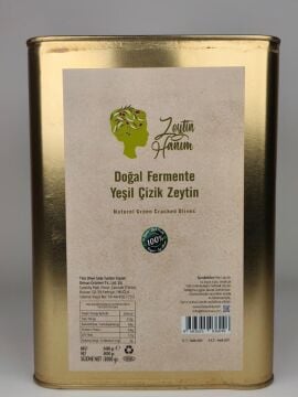 Zeytin Hanım Yeşil Çizik Zeytin - Gemlik - 3 kg