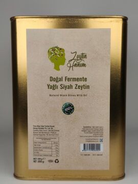 Zeytin Hanım Siyah Yağlı Zeytin - Gemlik-3 kg
